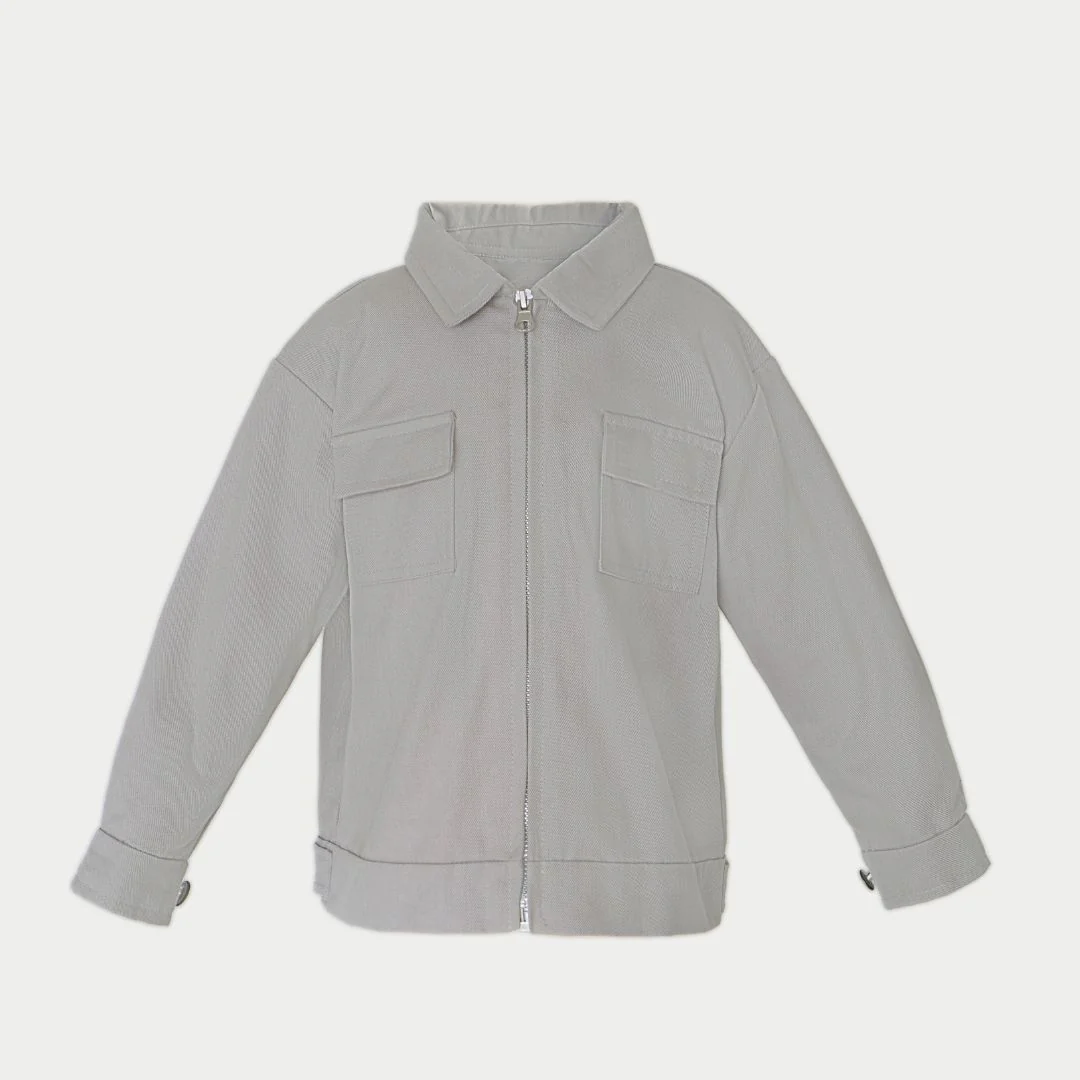 Ziel Kids - Ramon Jacket Baju Anak Laki-Laki Overshirt Jaket Pria Lengan Panjang - Image 2