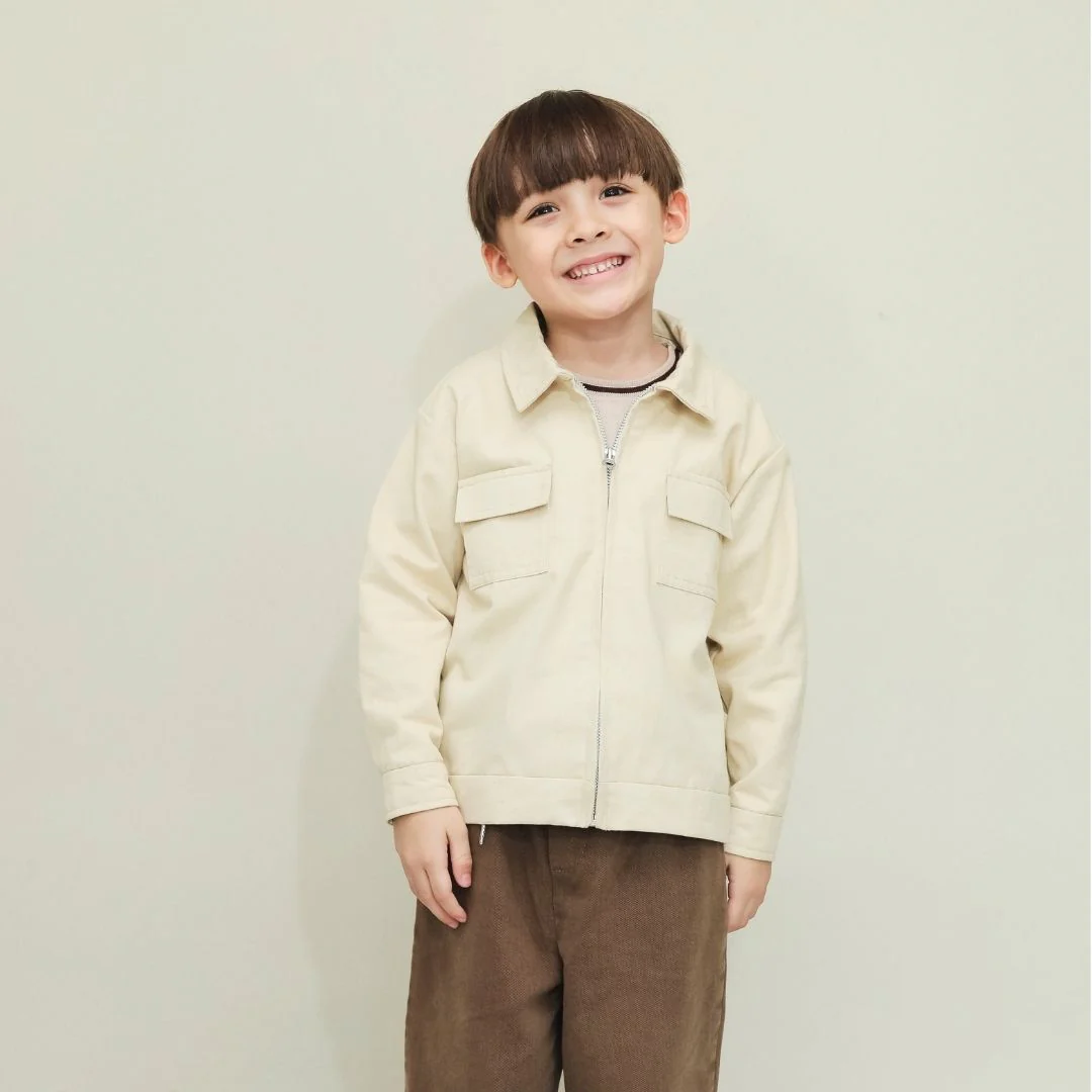 Ziel Kids - Ramon Jacket Baju Anak Laki-Laki Overshirt Jaket Pria Lengan Panjang - Image 4