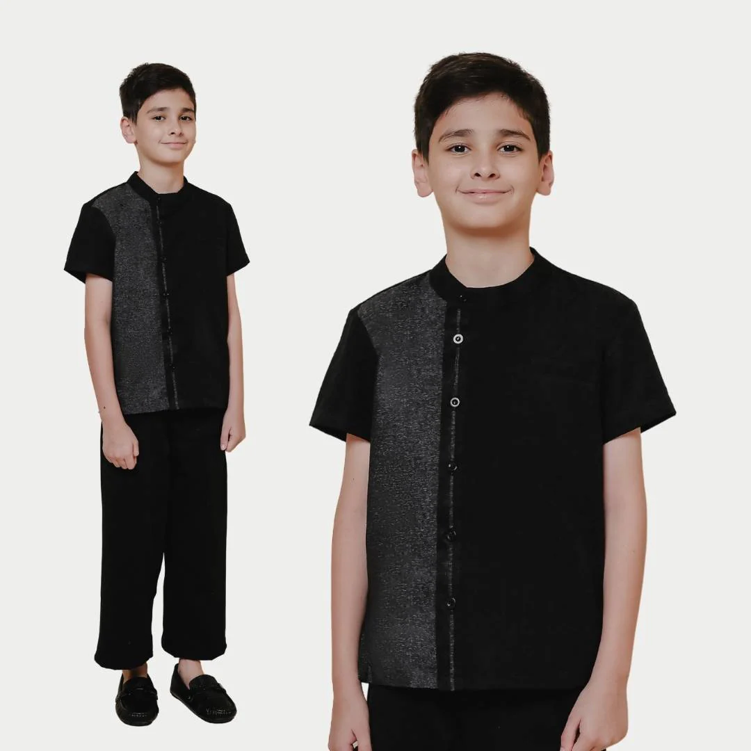 ZIEL KIDS - Rayyan Koko Lebaran 2026 Atasan Kemeja Katun Premium Couple Raya Dad & Boy - Image 7