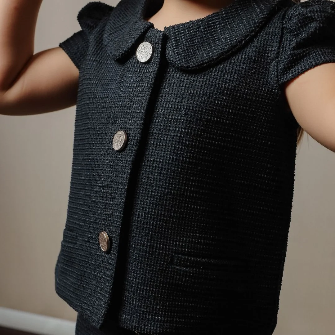 ZIEL KIDS - Shannon Set Baju Anak Perempuan Setelan Atas Bawah Knit Tweed Premium - Image 9