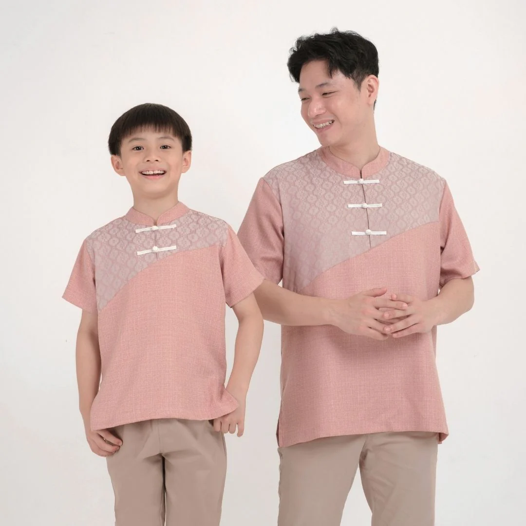 ZIEL KIDS - Subin Cheongsam | Cheongsam | Couple Dad & Boy - Image 2