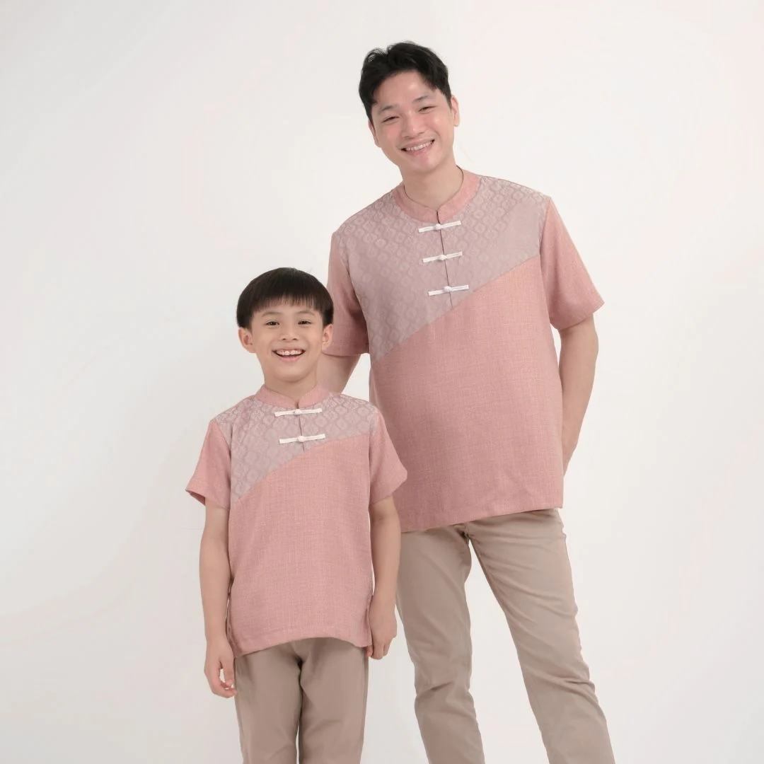 ZIEL KIDS - Subin Cheongsam | Cheongsam | Couple Dad & Boy - Image 3