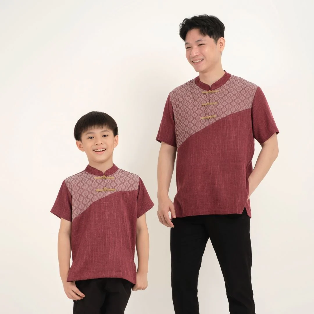 ZIEL KIDS - Subin Cheongsam | Cheongsam | Couple Dad & Boy - Image 4