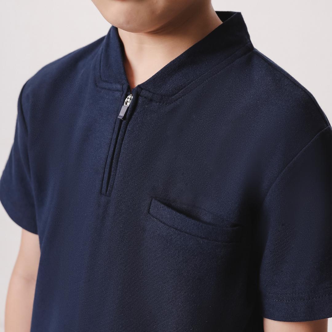 ZIEL KIDS - Taeho Top | CNY 2026 | Atasan Cheongsam Qipao Cotton Premium | Couple Dad & Boy - Image 7