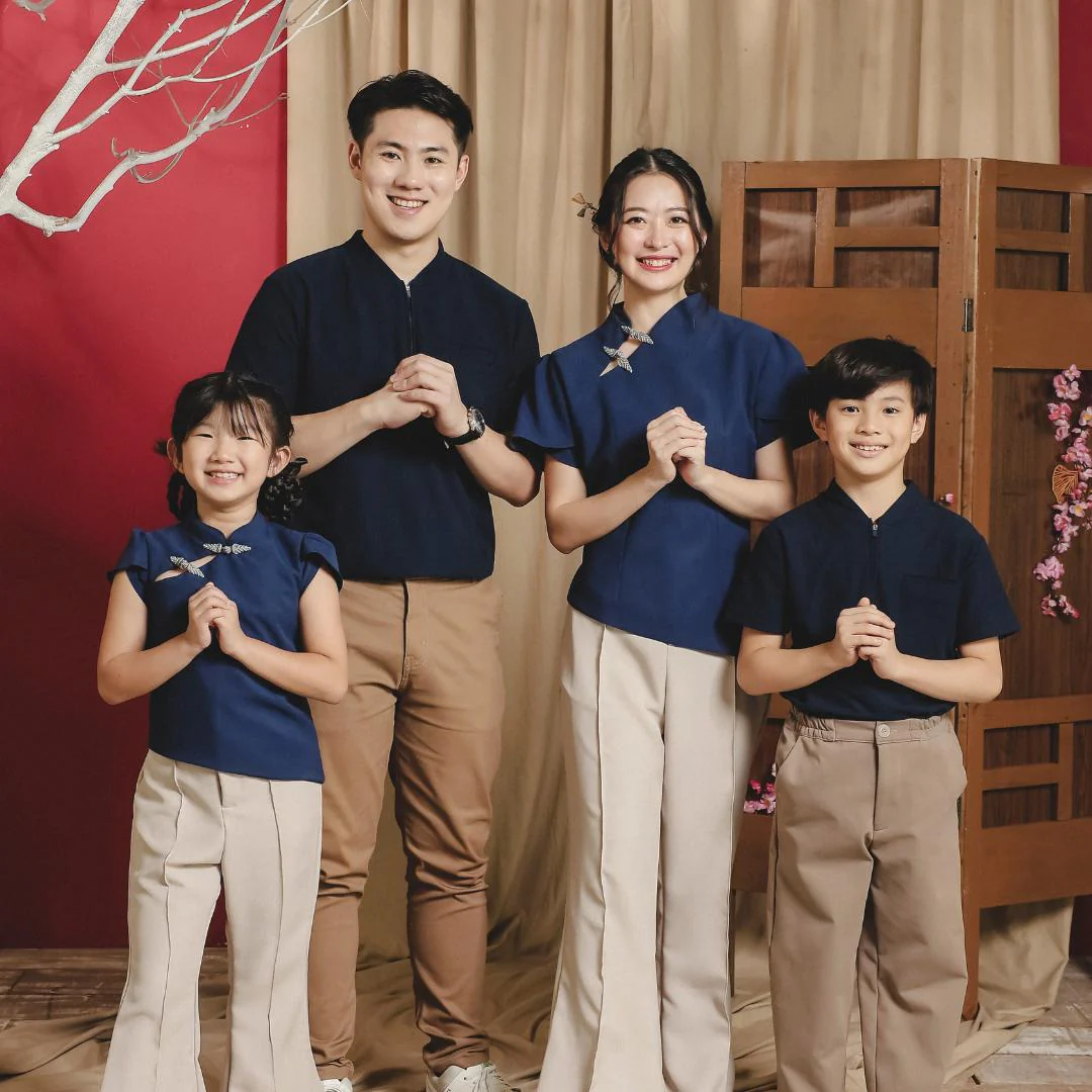 ZIEL KIDS - Taeho Top | CNY 2026 | Atasan Cheongsam Qipao Cotton Premium | Couple Dad & Boy - Image 9
