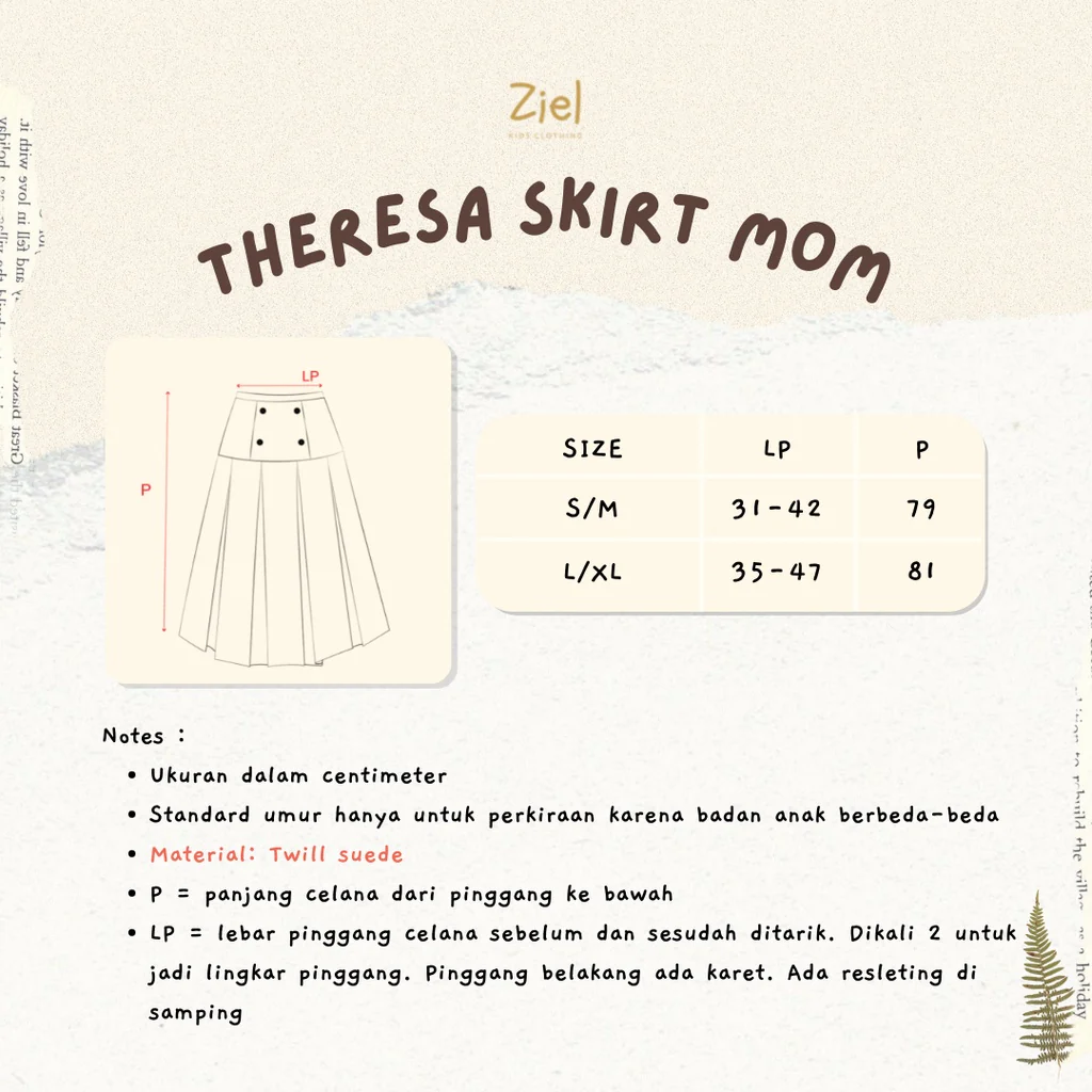 ZIEL KIDS - Theresa skirt / Rok couple ibu anak - Image 5