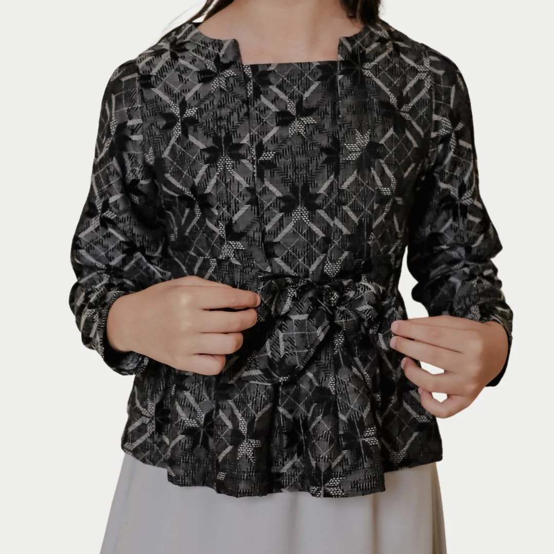 ZIEL KIDS - Shiren Set Lebaran 2026 Setelan Katun Premium Couple Raya Mom & Girl - Image 5