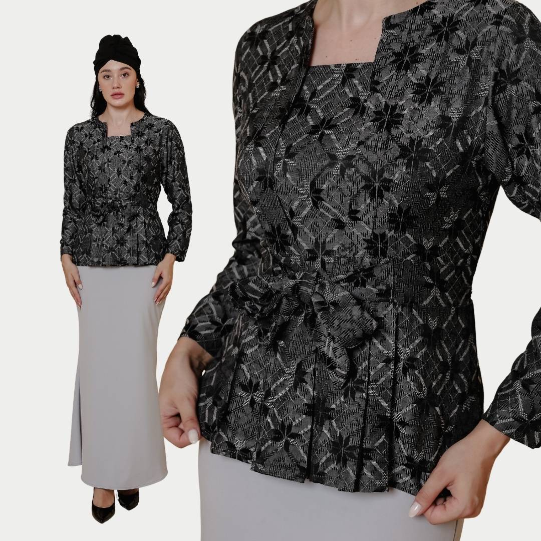 ZIEL KIDS - Shiren Set Lebaran 2026 Setelan Katun Premium Couple Raya Mom & Girl - Image 7