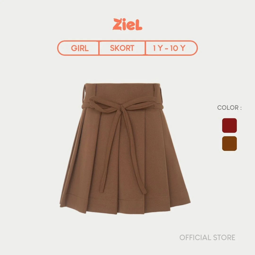 ZIEL KIDS - Vasha Skort Anak Perempuan Celana Bawahan Semiwool Premium
