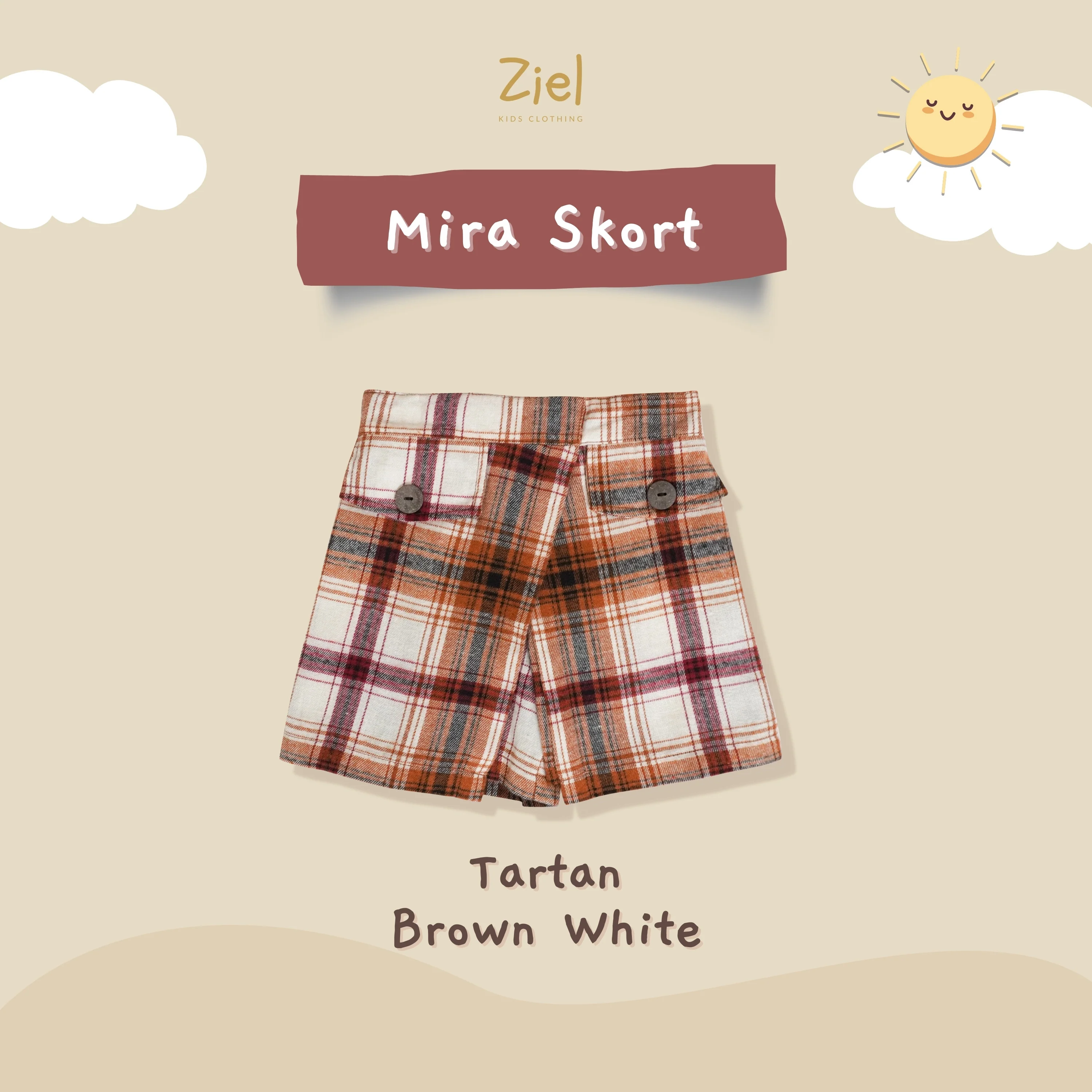 ZIEL KIDS X lettering And Life - Mira Skort - Image 9