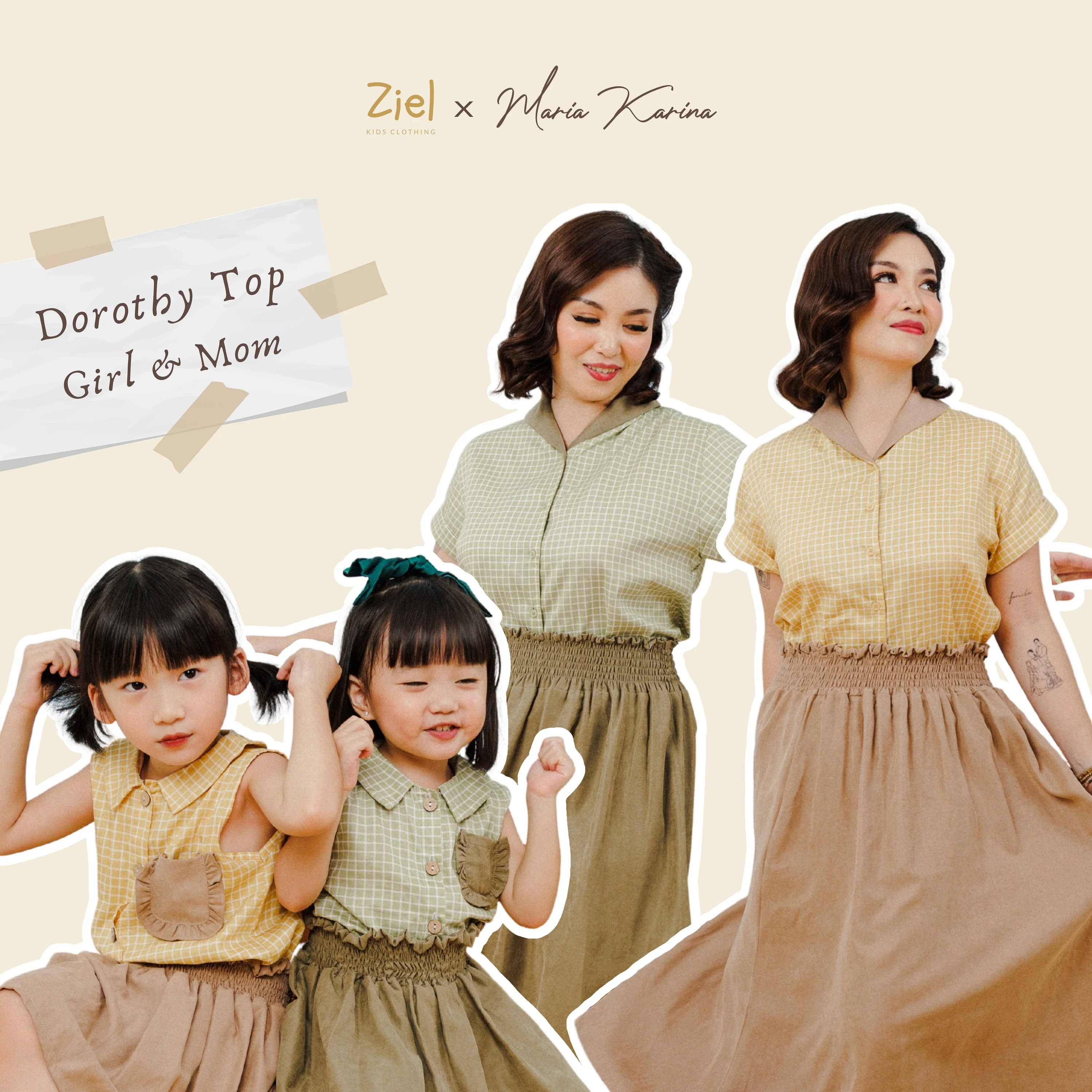 Dorothy Top - Ziel Kids X Maria Kania