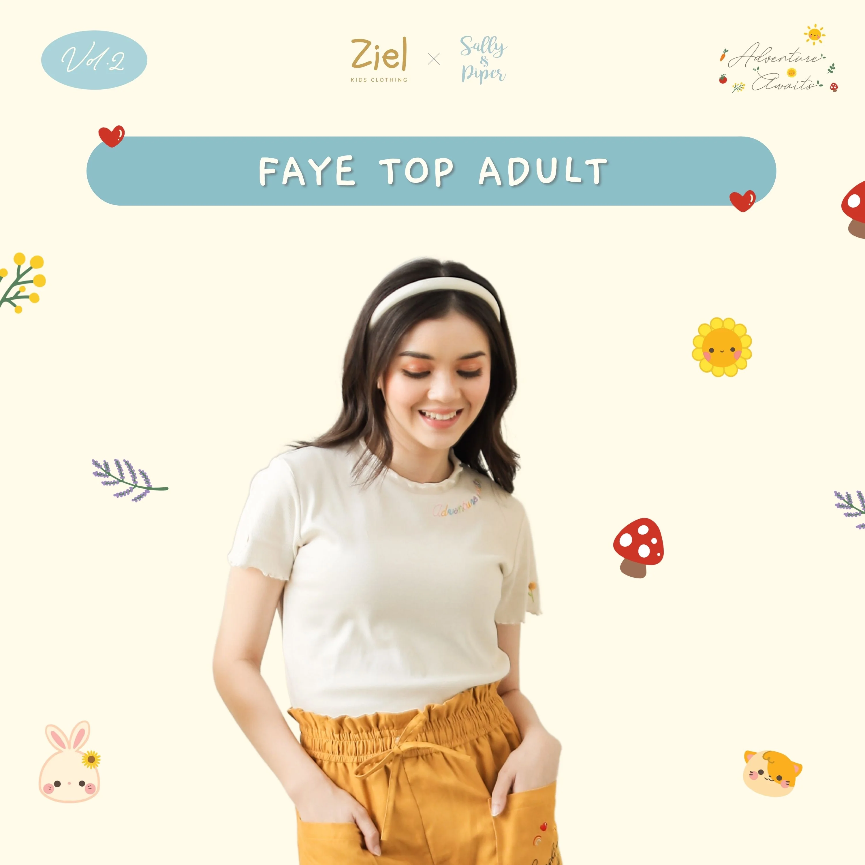 Ziel Kids X Sally&Piper - Faye top