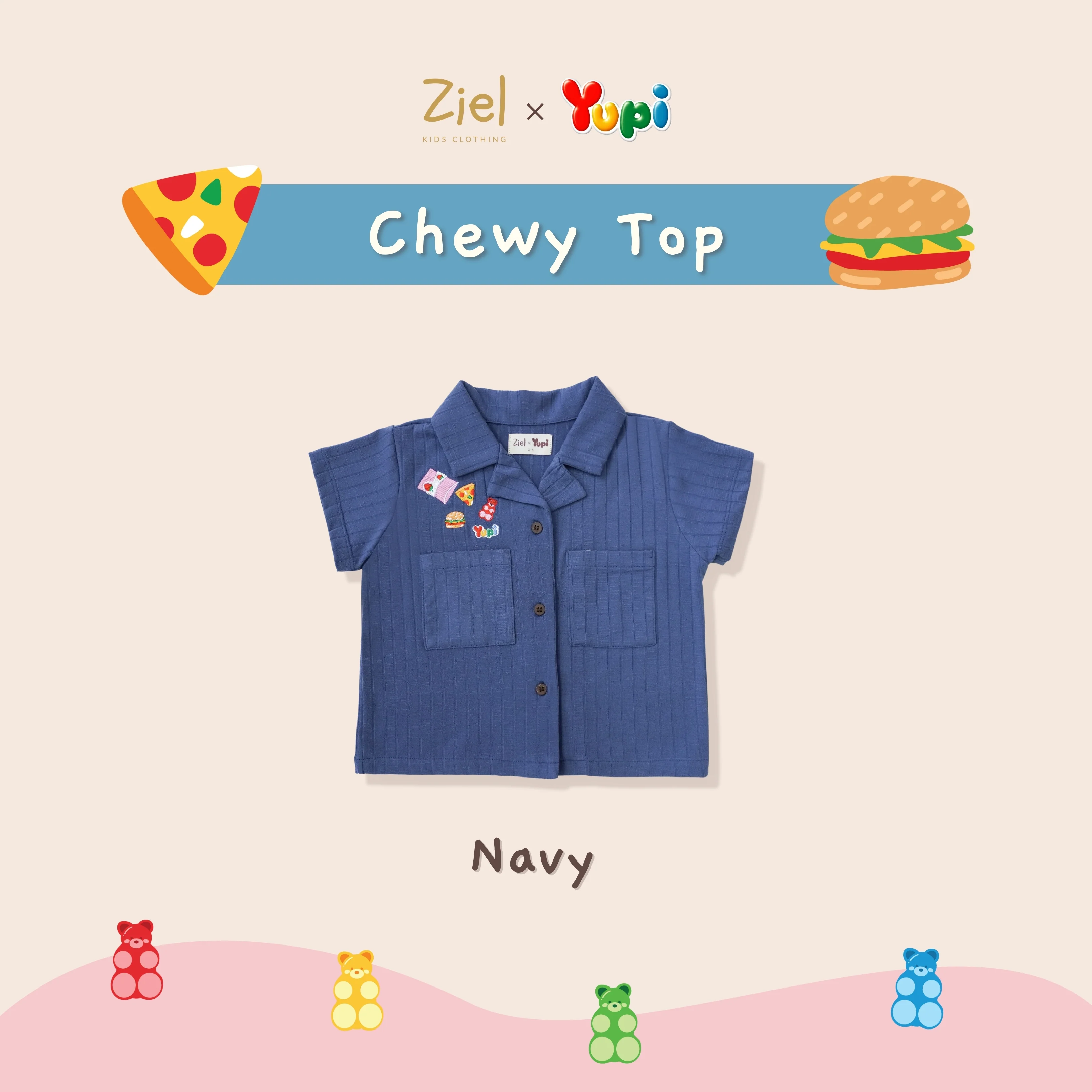 ZIEL KIDS X YUPI - Chewy Oversized Top - Image 12