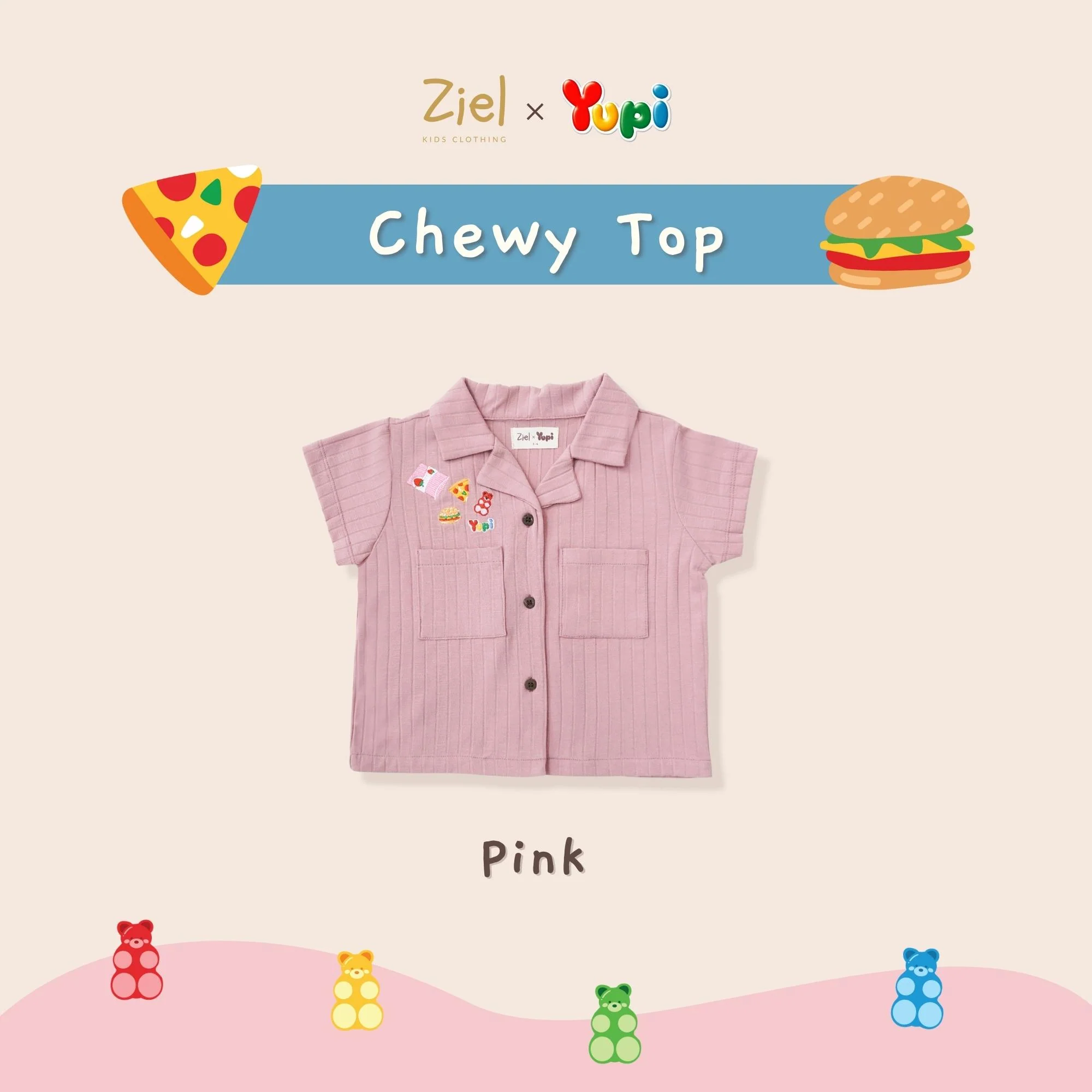 ZIEL KIDS X YUPI - Chewy Oversized Top - Image 13