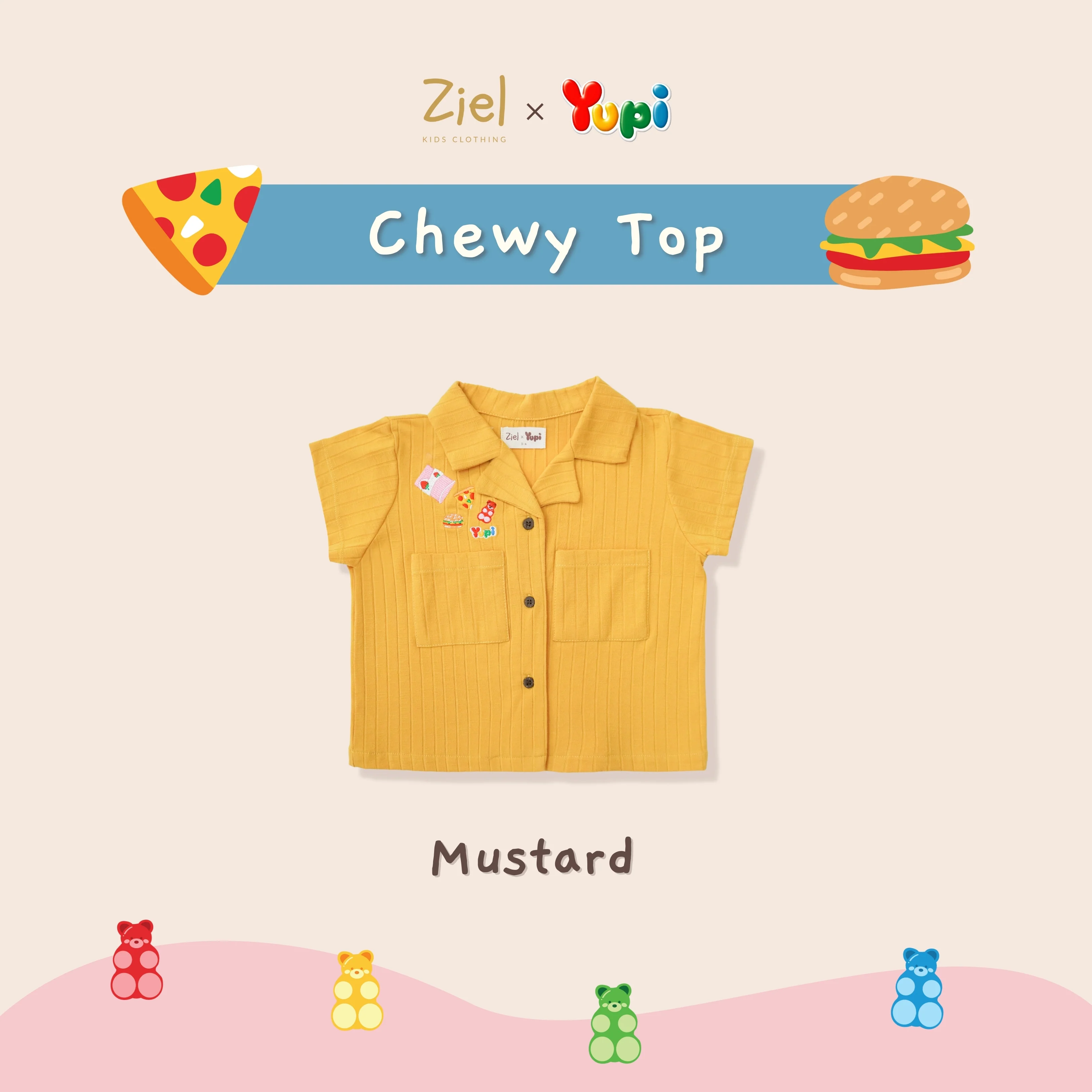 ZIEL KIDS X YUPI - Chewy Oversized Top - Image 14
