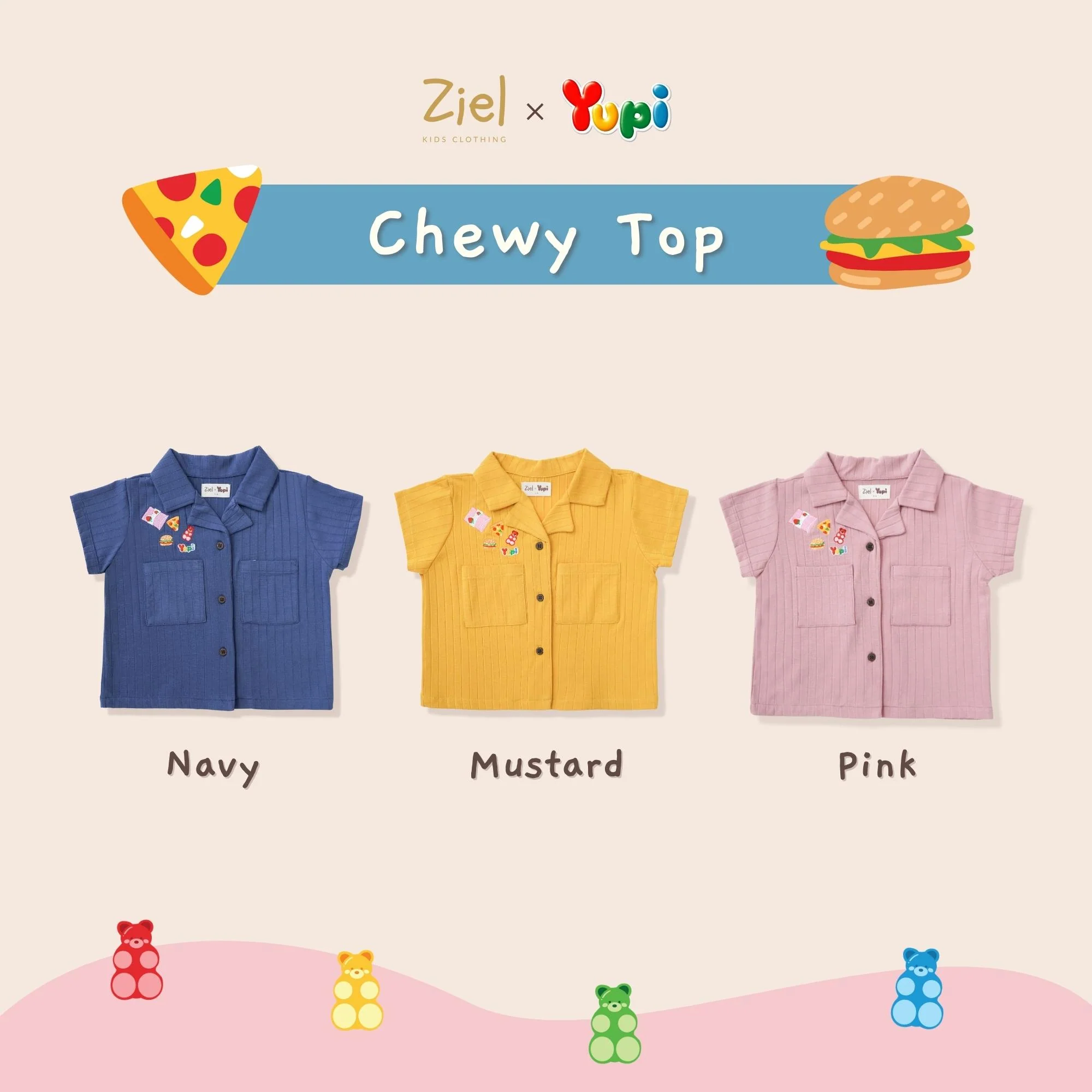 ZIEL KIDS X YUPI - Chewy Oversized Top - Image 2
