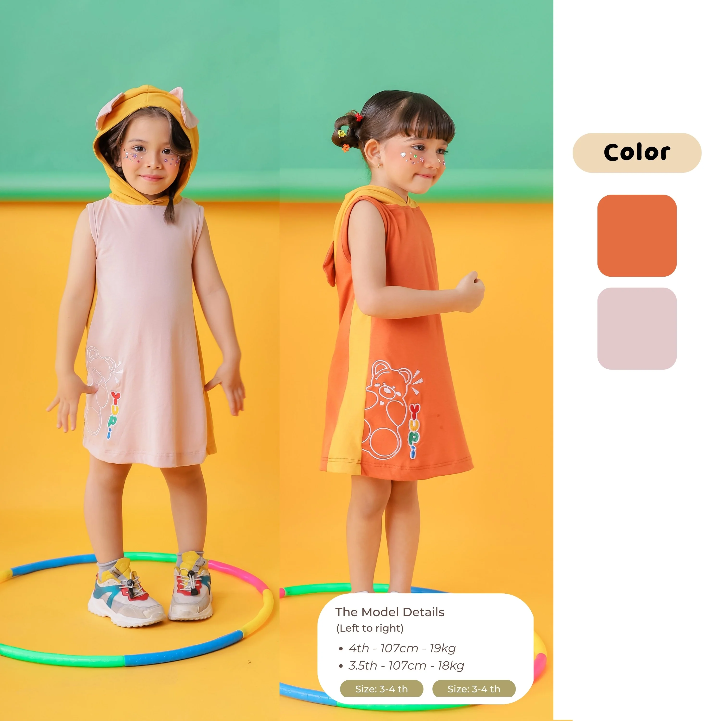 ZIEL KIDS X YUPI - Poya Hoodie Dress
