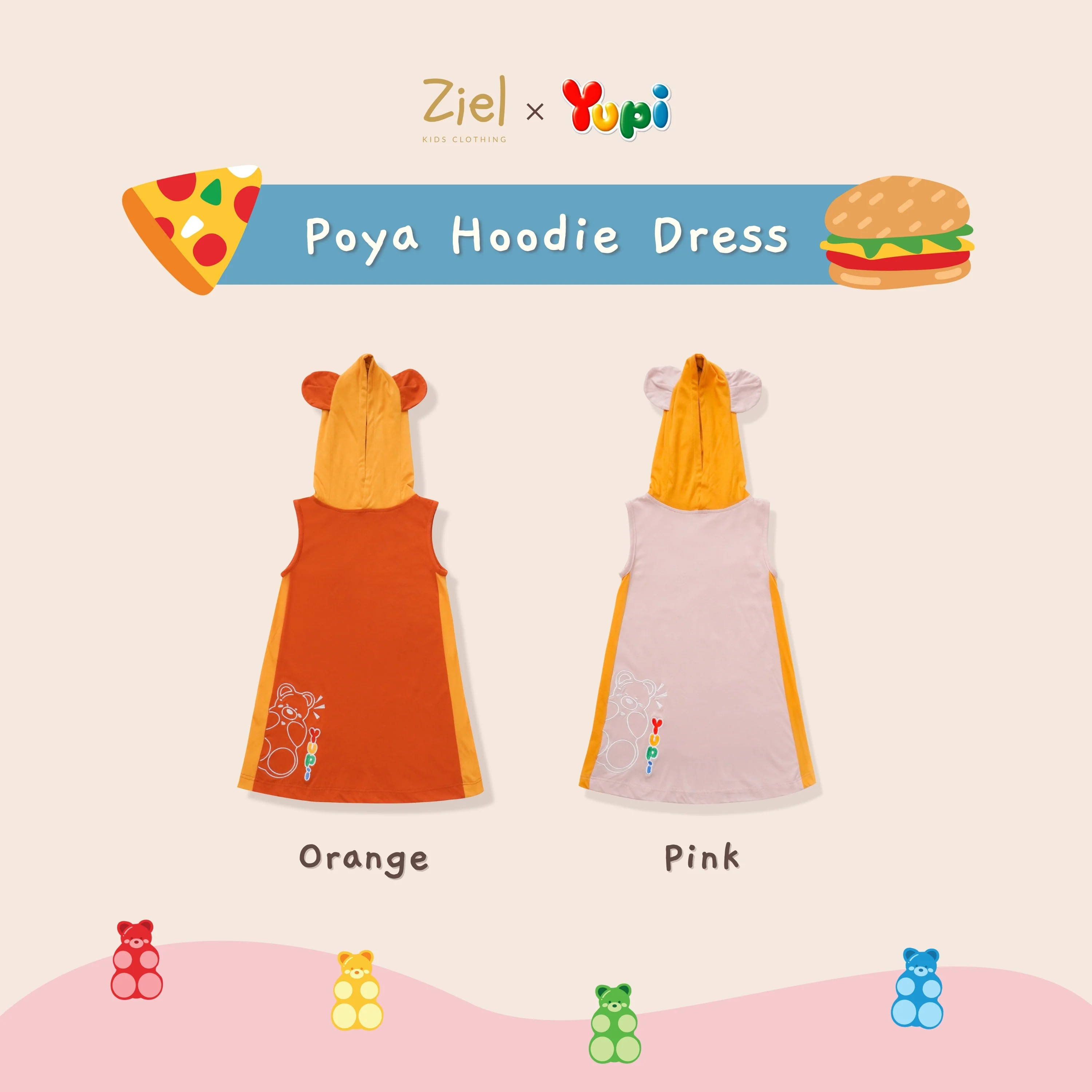 ZIEL KIDS X YUPI - Poya Hoodie Dress - Image 2