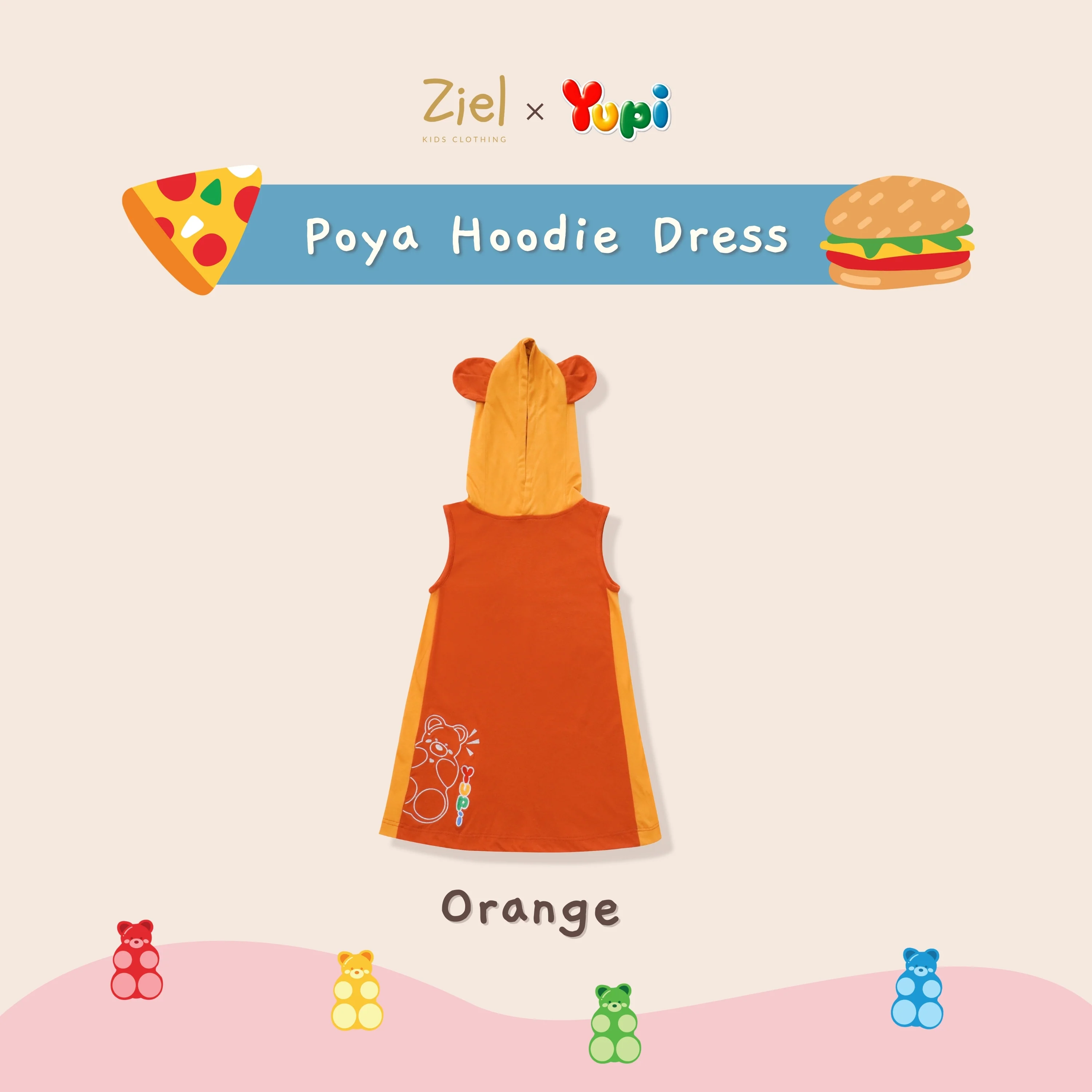 ZIEL KIDS X YUPI - Poya Hoodie Dress - Image 7