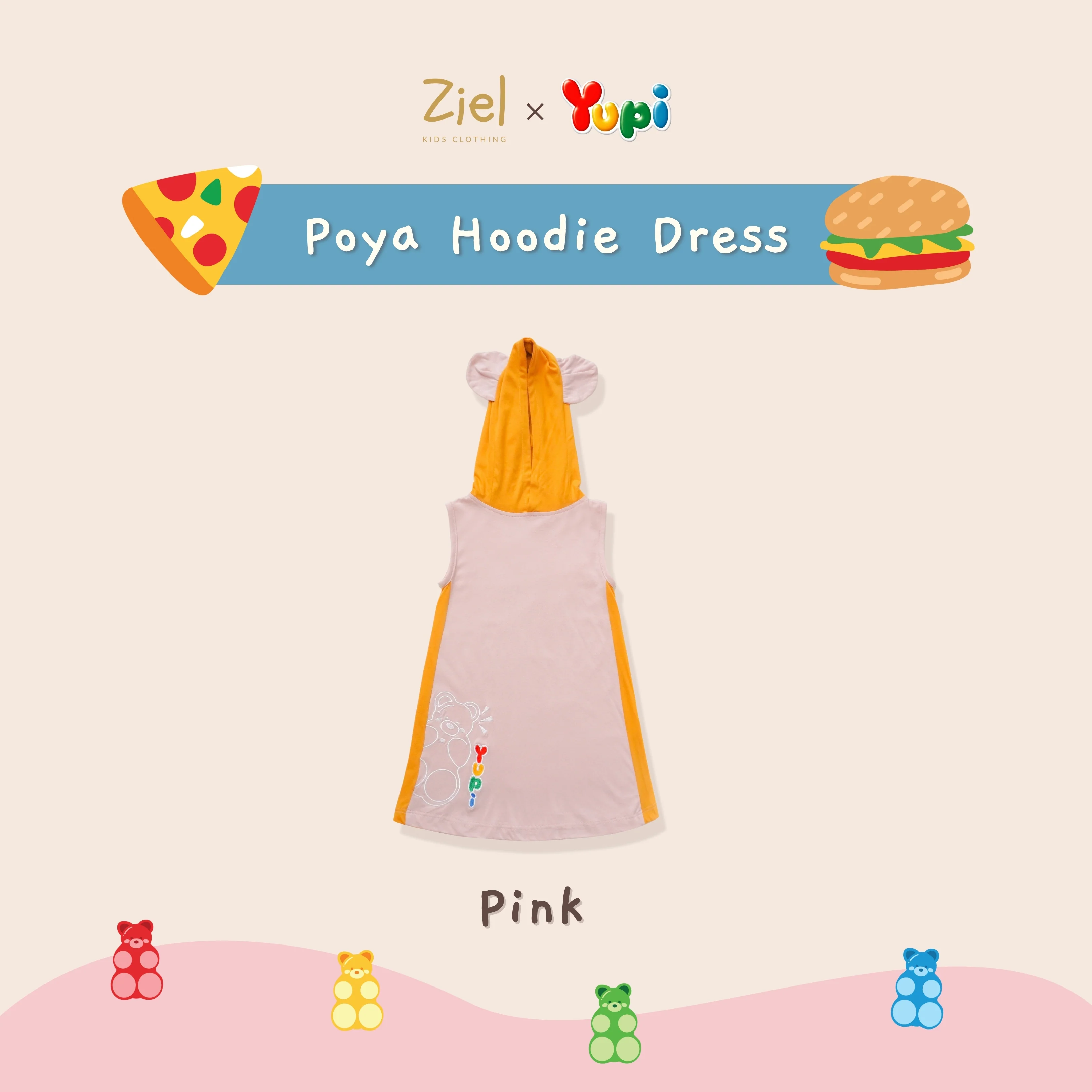 ZIEL KIDS X YUPI - Poya Hoodie Dress - Image 9