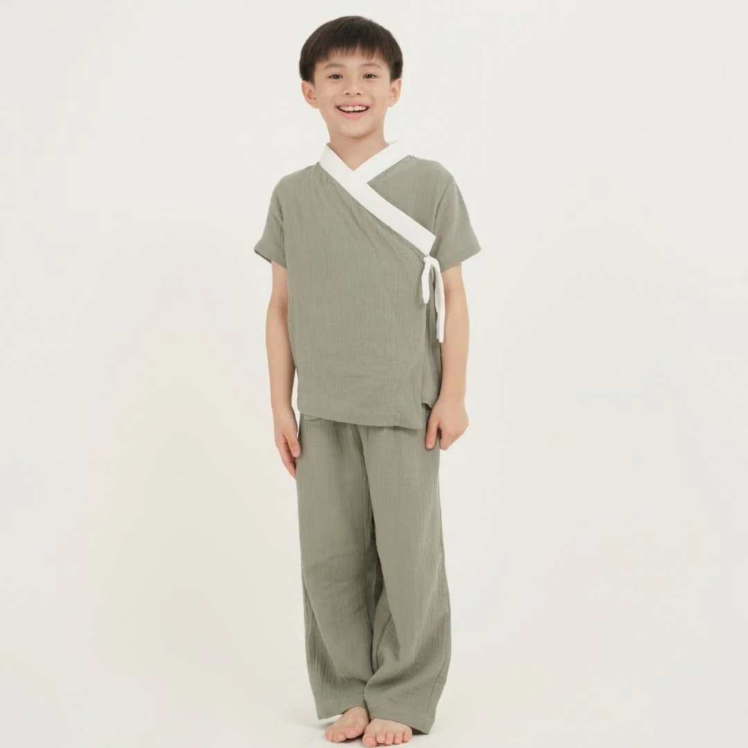 ZIEL KIDS - Yuta Pajama | Cheongsam | Pajama Premium - Image 3