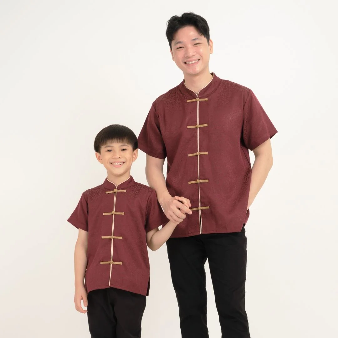 ZIEL KIDS - Zhang Cheongsam | Cheongsam | Couple Dad & Boy - Image 4
