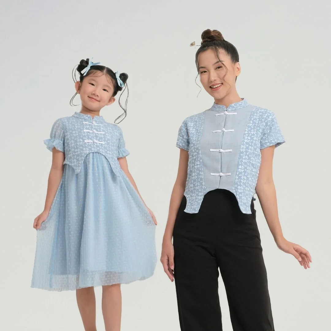 ZIEL KIDS - Zhishu Top | Cheongsam | Couple Mom & Girl