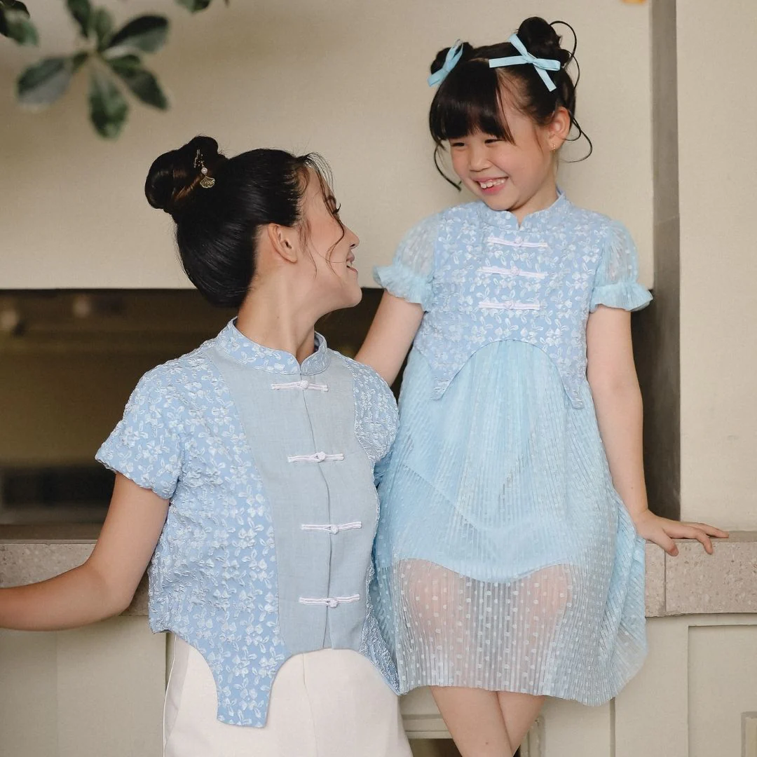 ZIEL KIDS - Zhishu Top | Cheongsam | Couple Mom & Girl - Image 10