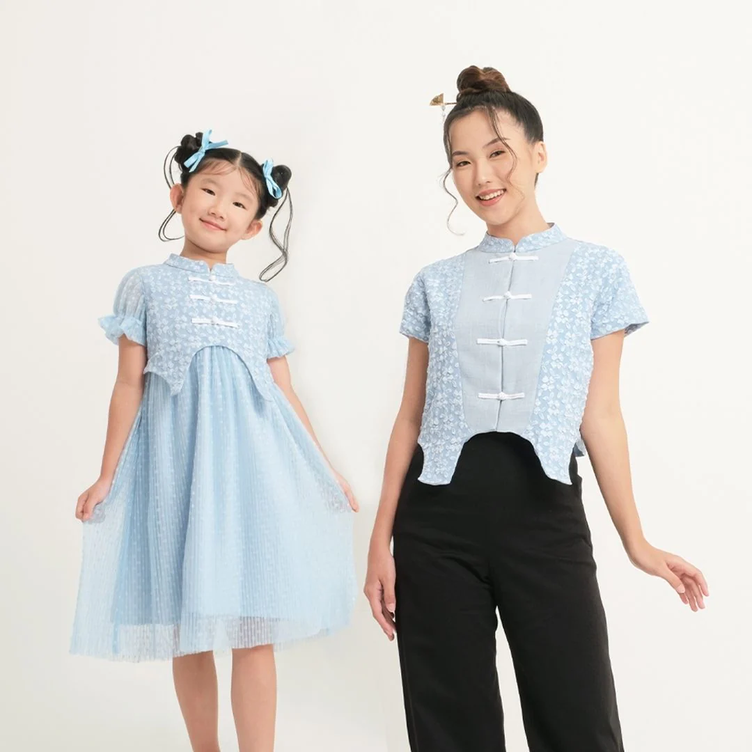 ZIEL KIDS - Zhishu Top | Cheongsam | Couple Mom & Girl - Image 2