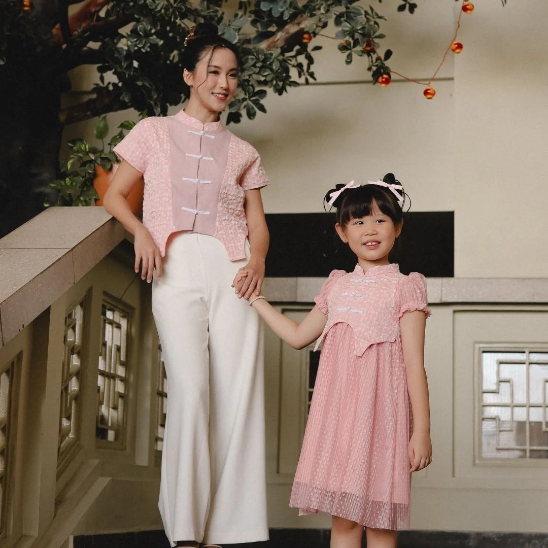 ZIEL KIDS - Zhishu Top | Cheongsam | Couple Mom & Girl - Image 9