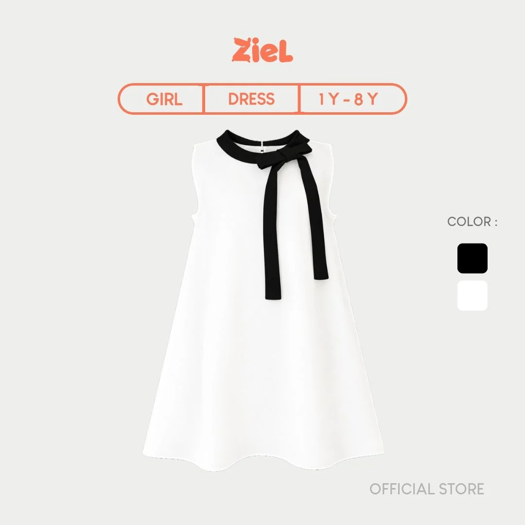 ZIEL KIDS - Zora Dress Anak Perempuan Baju Terusan Semiwool Premium