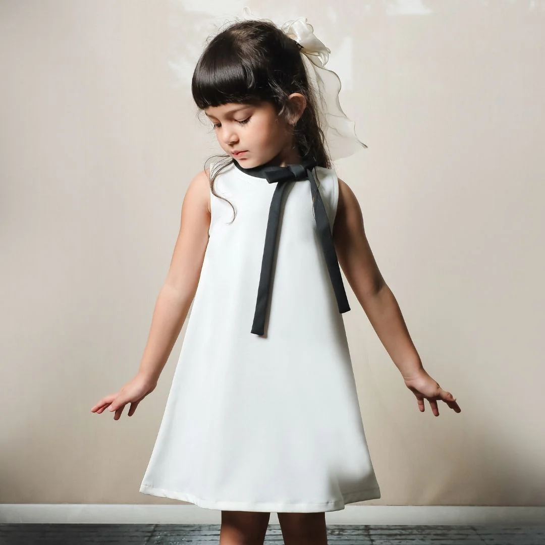 ZIEL KIDS - Zora Dress Anak Perempuan Baju Terusan Semiwool Premium - Image 4