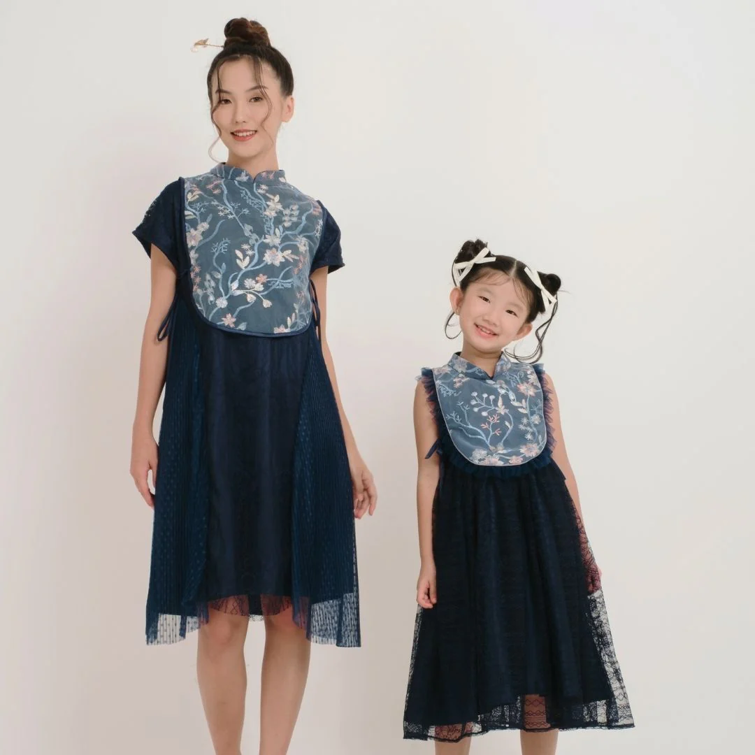 ZIEL KIS - Saeri Dress | Cheongsam | Couple Mom & Girl - Image 2