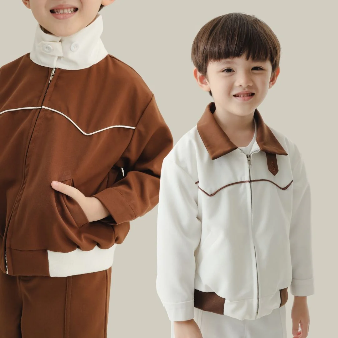 ZIEL x VERENA - Hayami Jacket Baju Anak Laki-Laki Semiwool Premium - Image 4