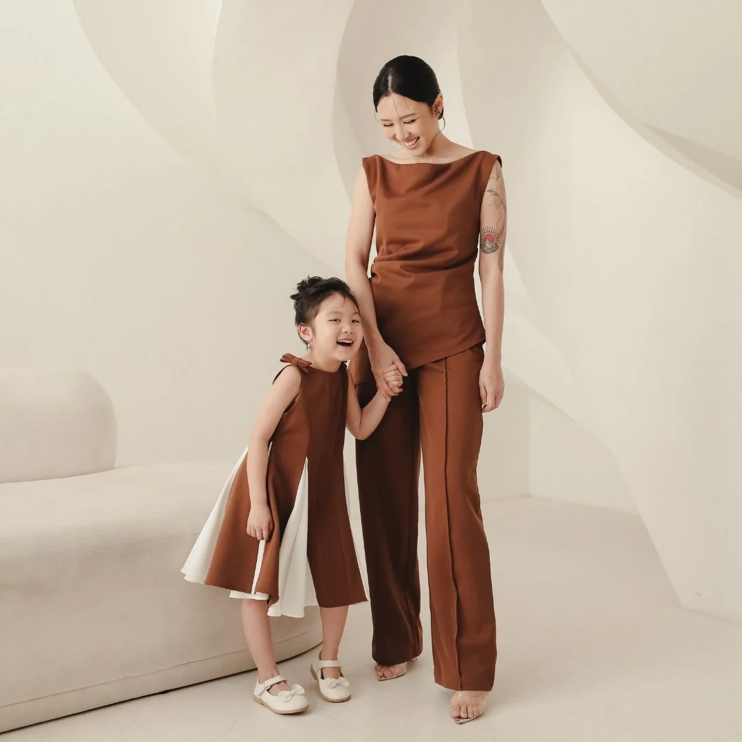ZIEL x VERENA - Hayami Top Atasan Semiwool Premium Couple Mom & Girl - Image 7