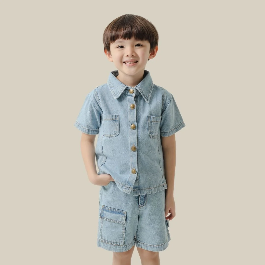ZIEL x VERENA - Shinobu Pants Celana Anak Laki - Laki Denim Premium - Image 10