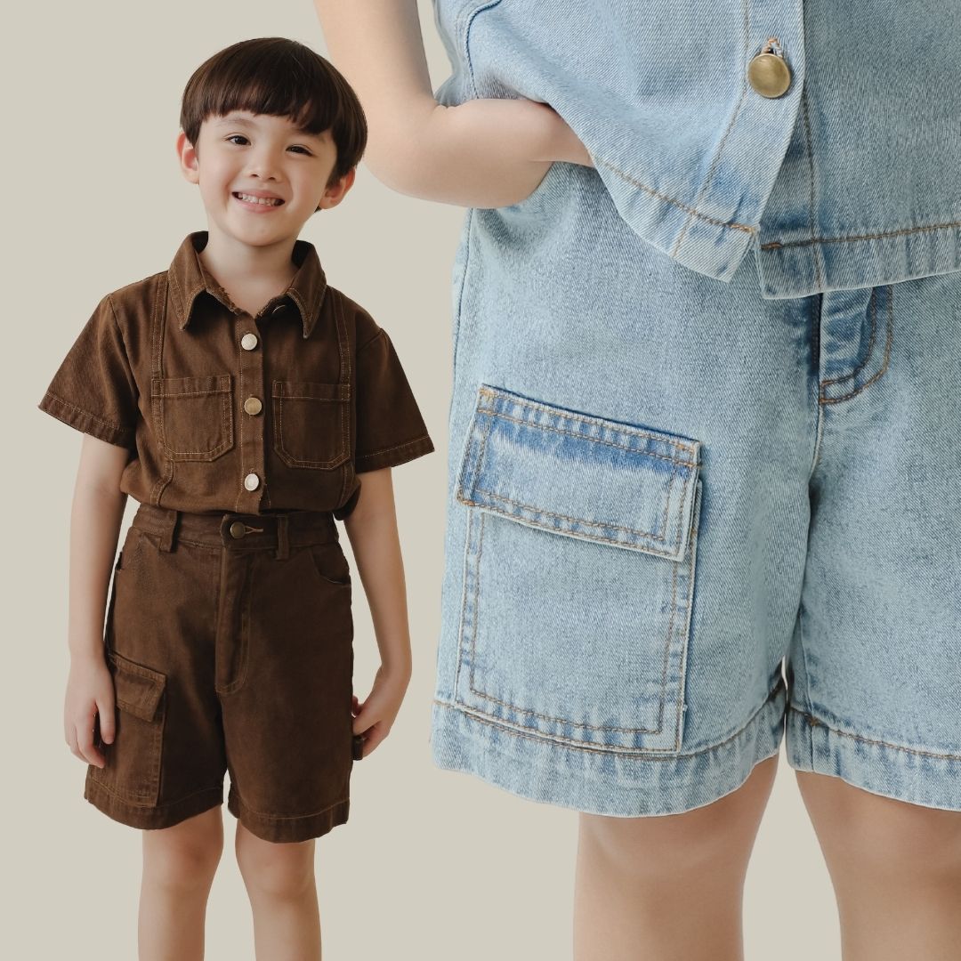 ZIEL x VERENA - Shinobu Pants Celana Anak Laki - Laki Denim Premium - Image 5