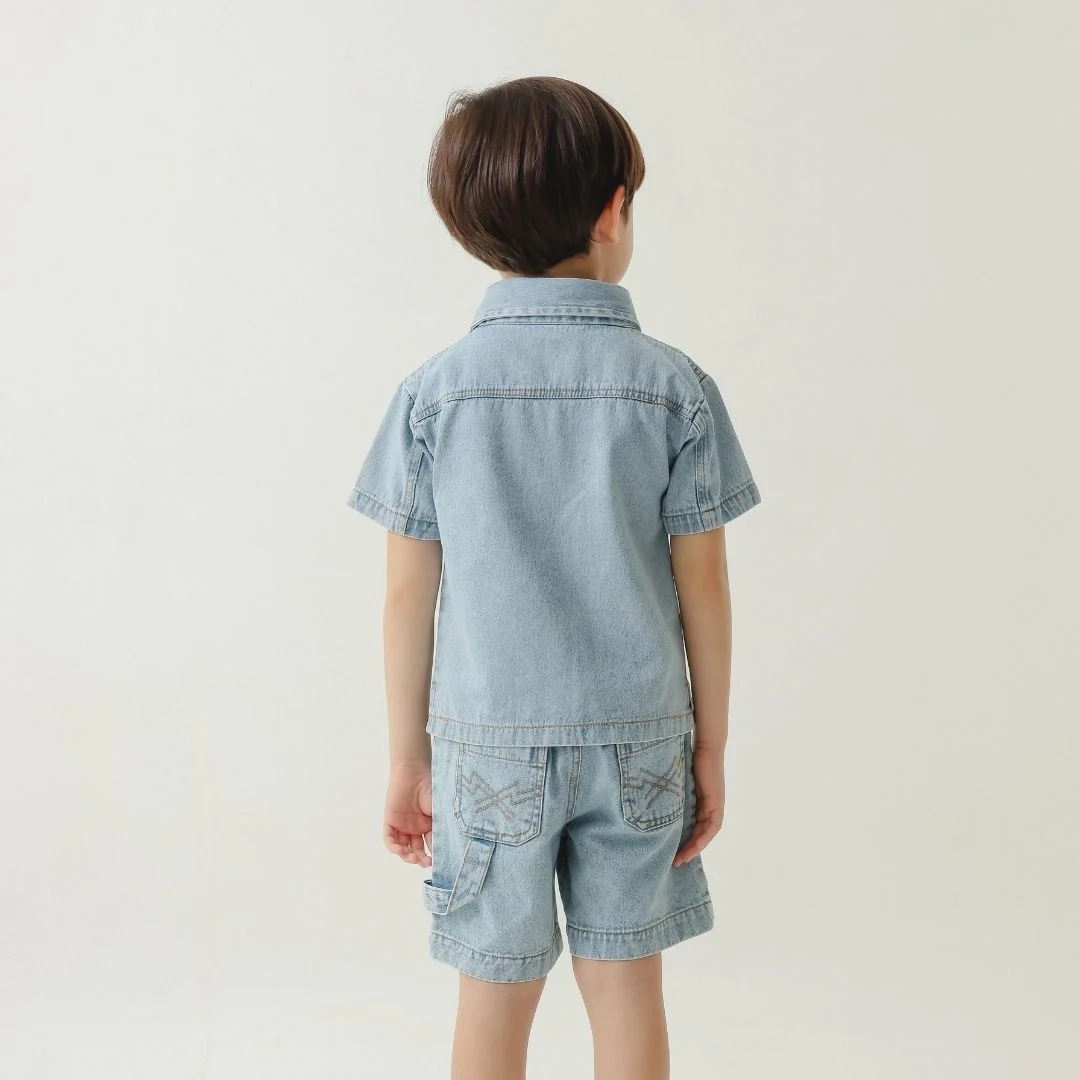 ZIEL x VERENA - Shinobu Pants Celana Anak Laki - Laki Denim Premium - Image 6