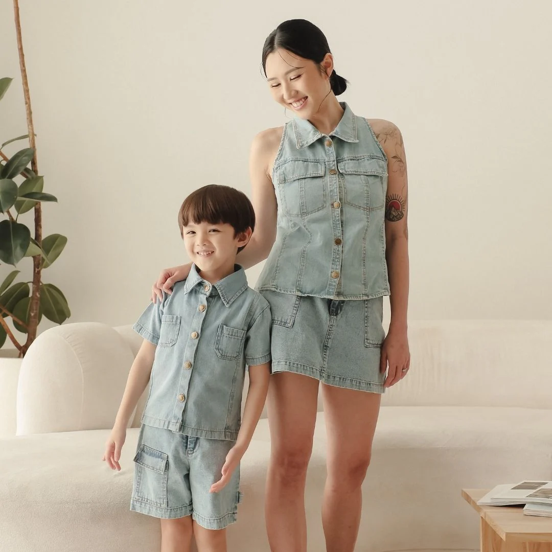 ZIEL x VERENA - Shinobu Pants Celana Anak Laki - Laki Denim Premium - Image 8