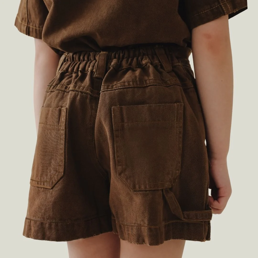 ZIEL x VERENA - Shinobu Skort Bawahan Denim Premium Couple Mom & Girl - Image 4
